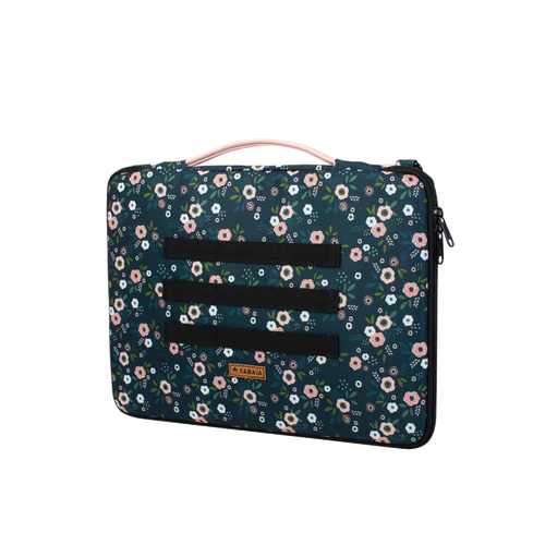 Sandton 13-inch laptop sleeve, petrol blue