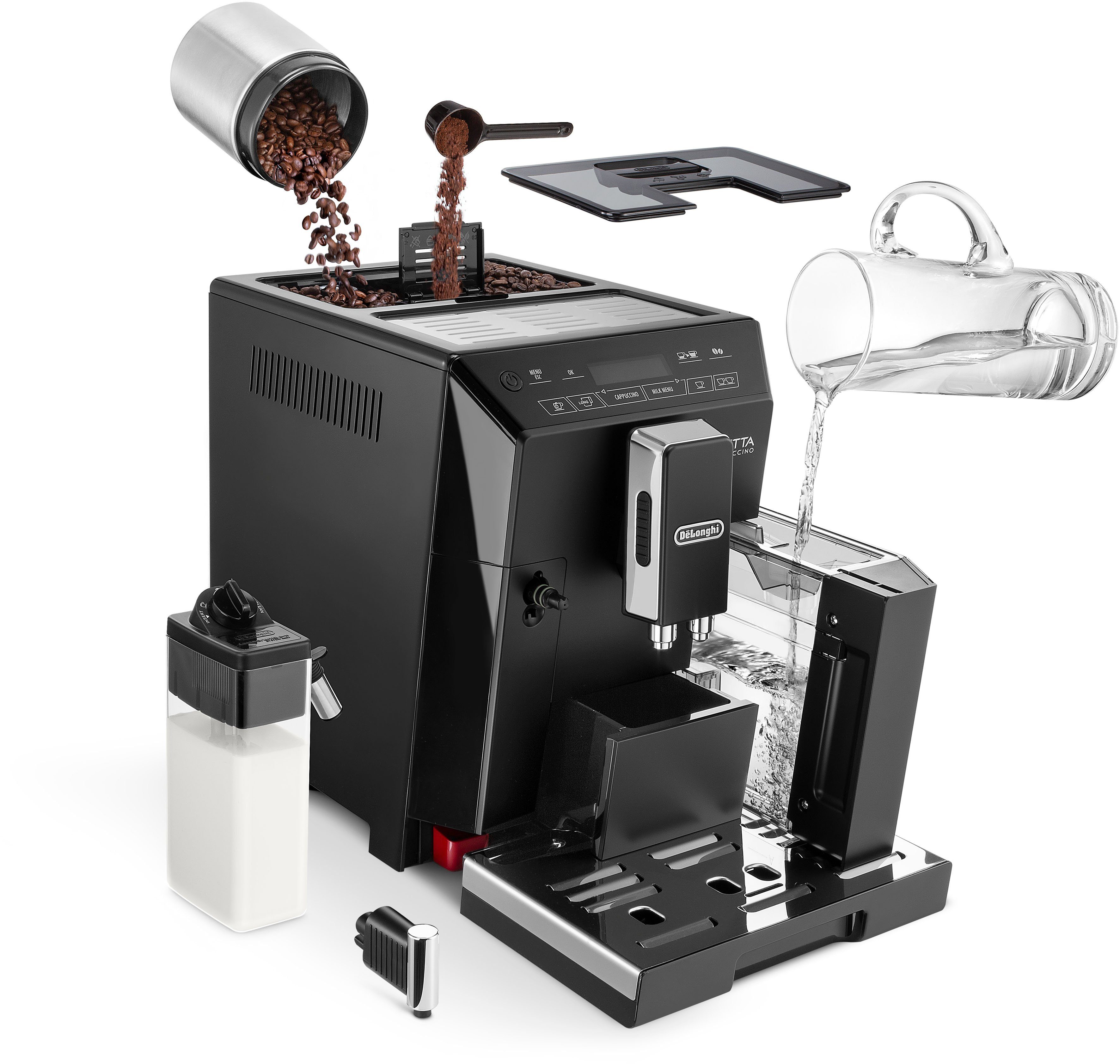 De'Longhi Kaffeevollautomat Eletta Cappuccino ECAM 44.668.B