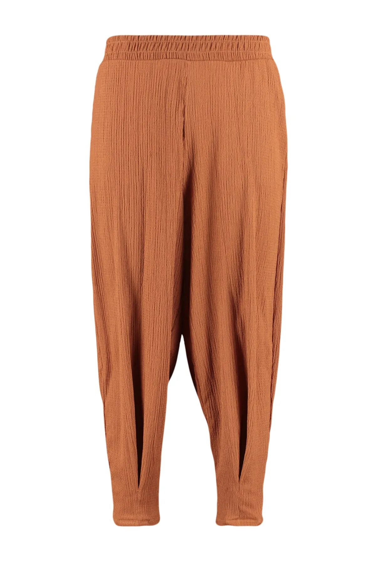 Trendyol Curve  Tile Carrot Fit-Strickhose mit elastischem Bund TBBSS23AR00002