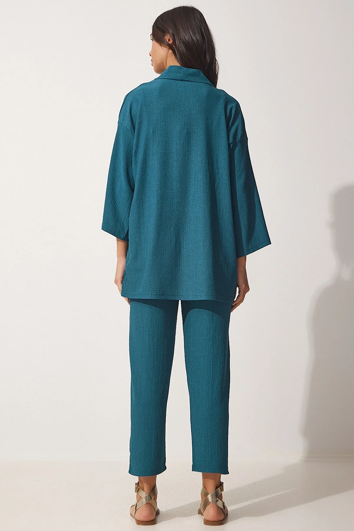 Happiness İstanbul  Zweiteiler - Grün - Oversized