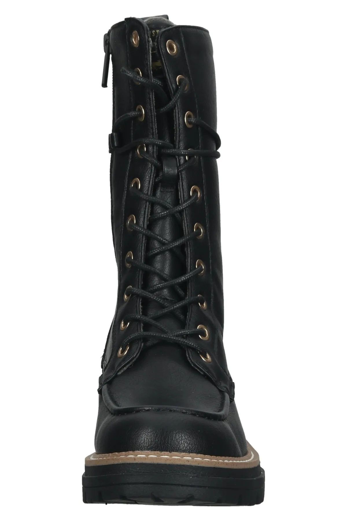 Mustang  Stiefelette - Schwarz - Blockabsatz