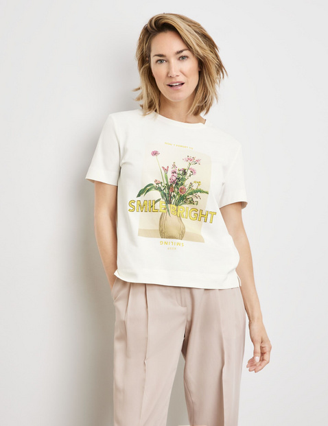 Nachhaltiges T-Shirt mit Frontprint