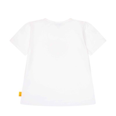 T-Shirt kurzarm, weiß für Mädchen