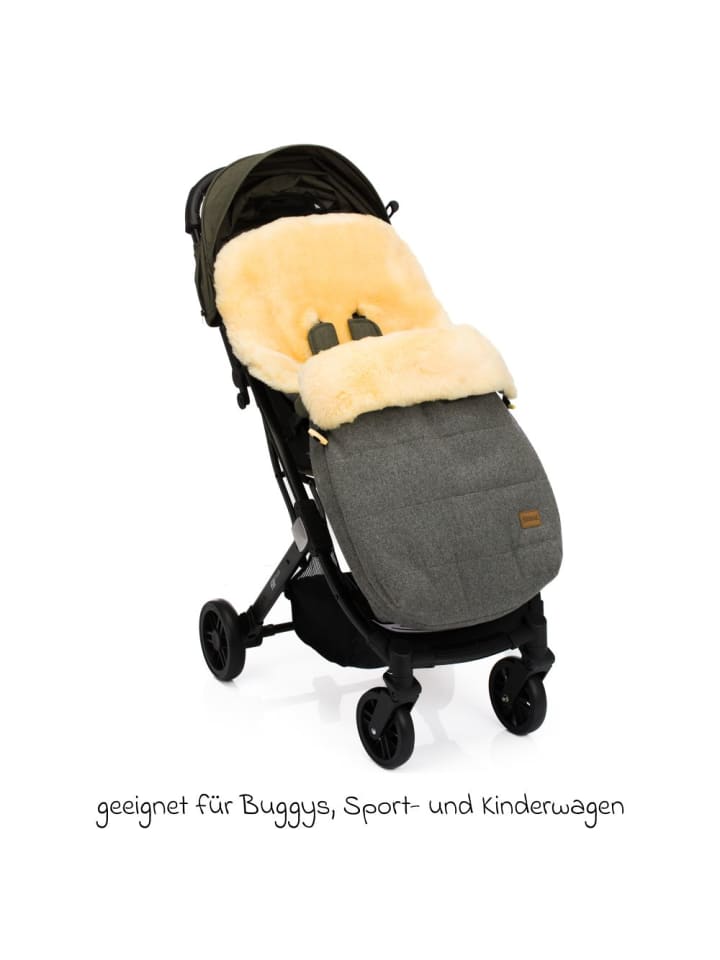 fillikid Lammwoll-Fußsack Bernina Wool für Buggy, in grau günstig kaufen onesize