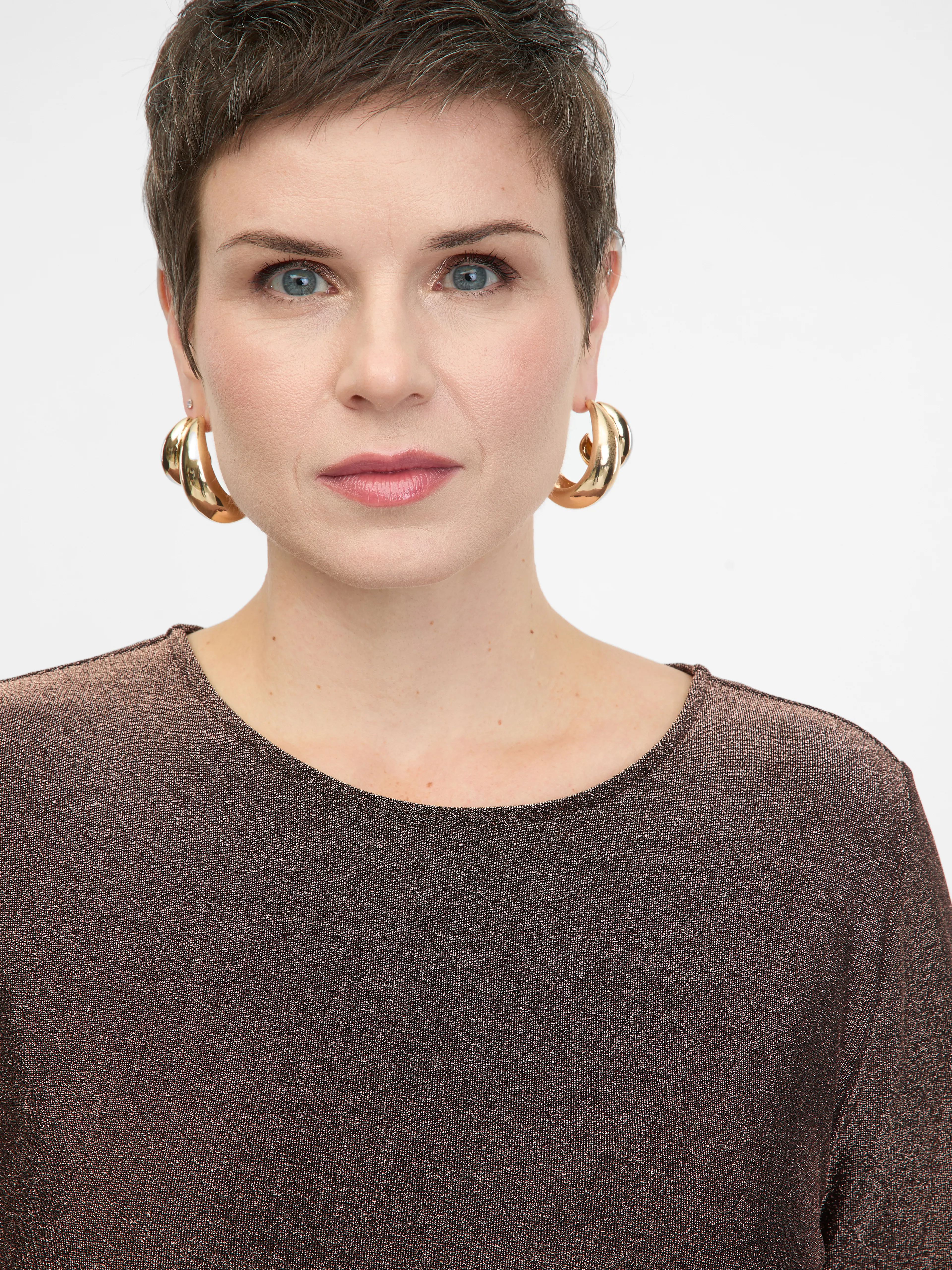 Hellbraunes Damen-Midikleid ORSAY