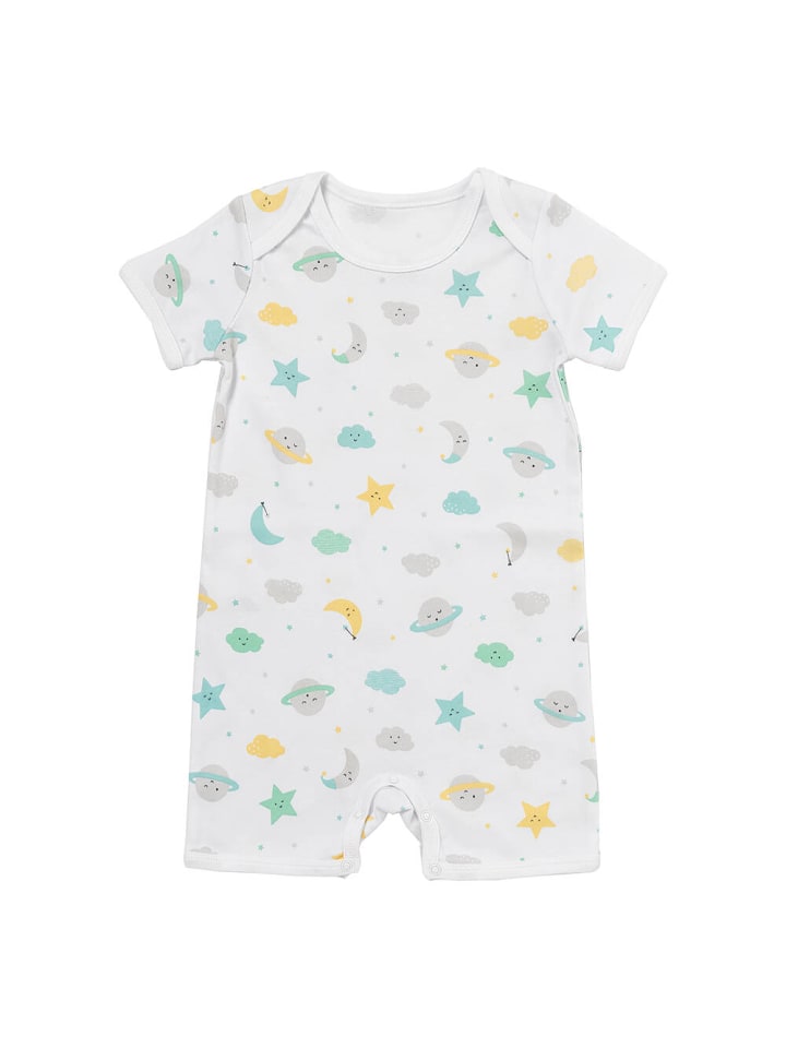 Schlummersack Bio Baby-Strampler kurzarm 2er-Pack in Beige günstig kaufen