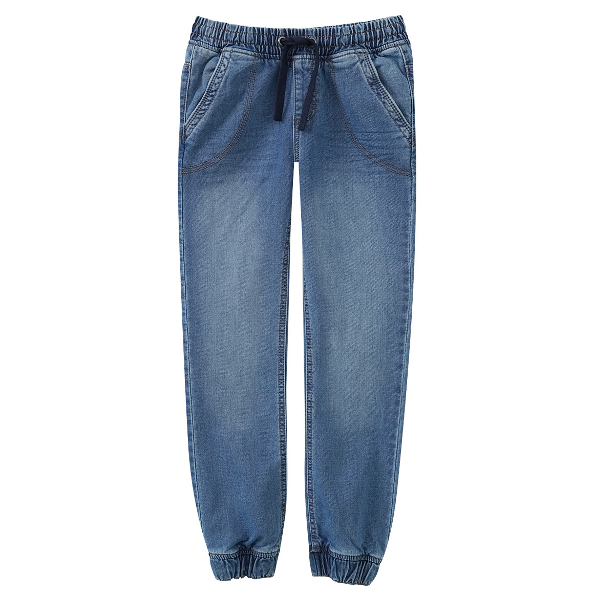 Jungen Pull-on-Jeans mit Tunnelzug