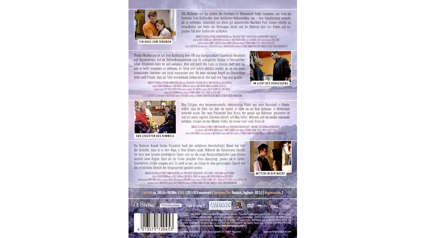 Nora Roberts - Große Gefühle Collection  [4 DVDs]