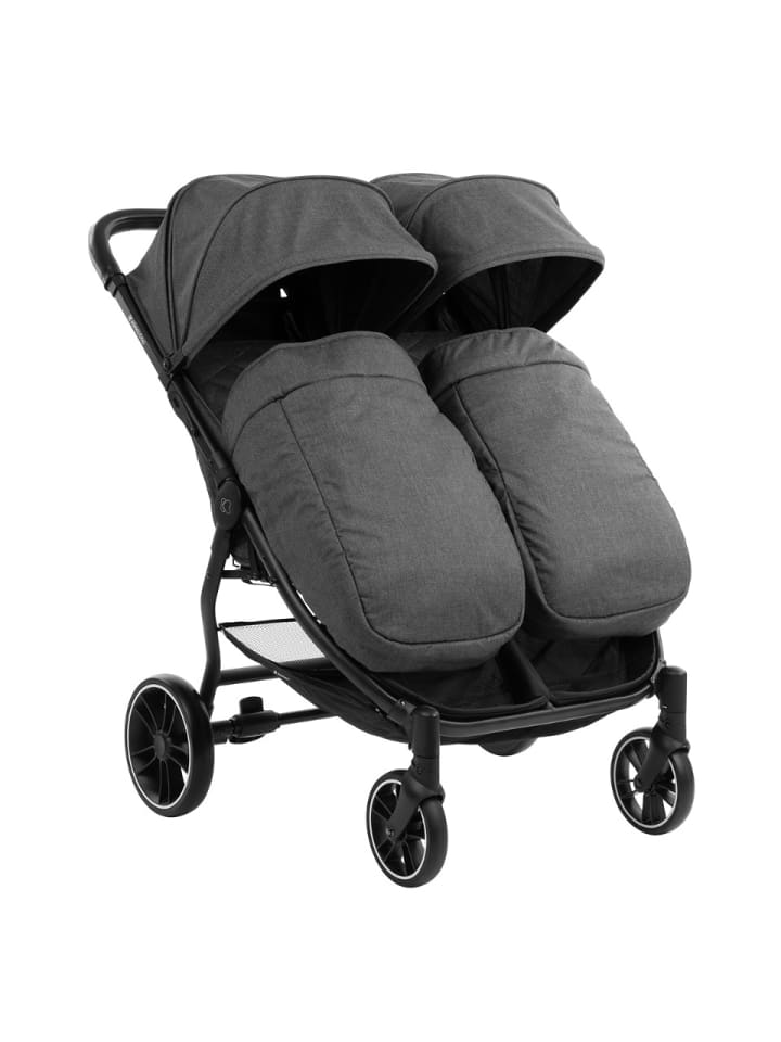 Kikkaboo Zwillingskinderwagen Happy 2 in grau günstig kaufen onesize