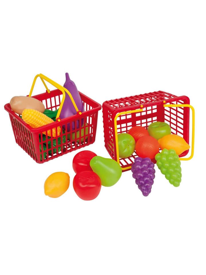Happy People Einkaufskorb mit Obst- oder Gemüsesorten in Mehrfarbig ab 3 Jahre günstig kaufen onesize