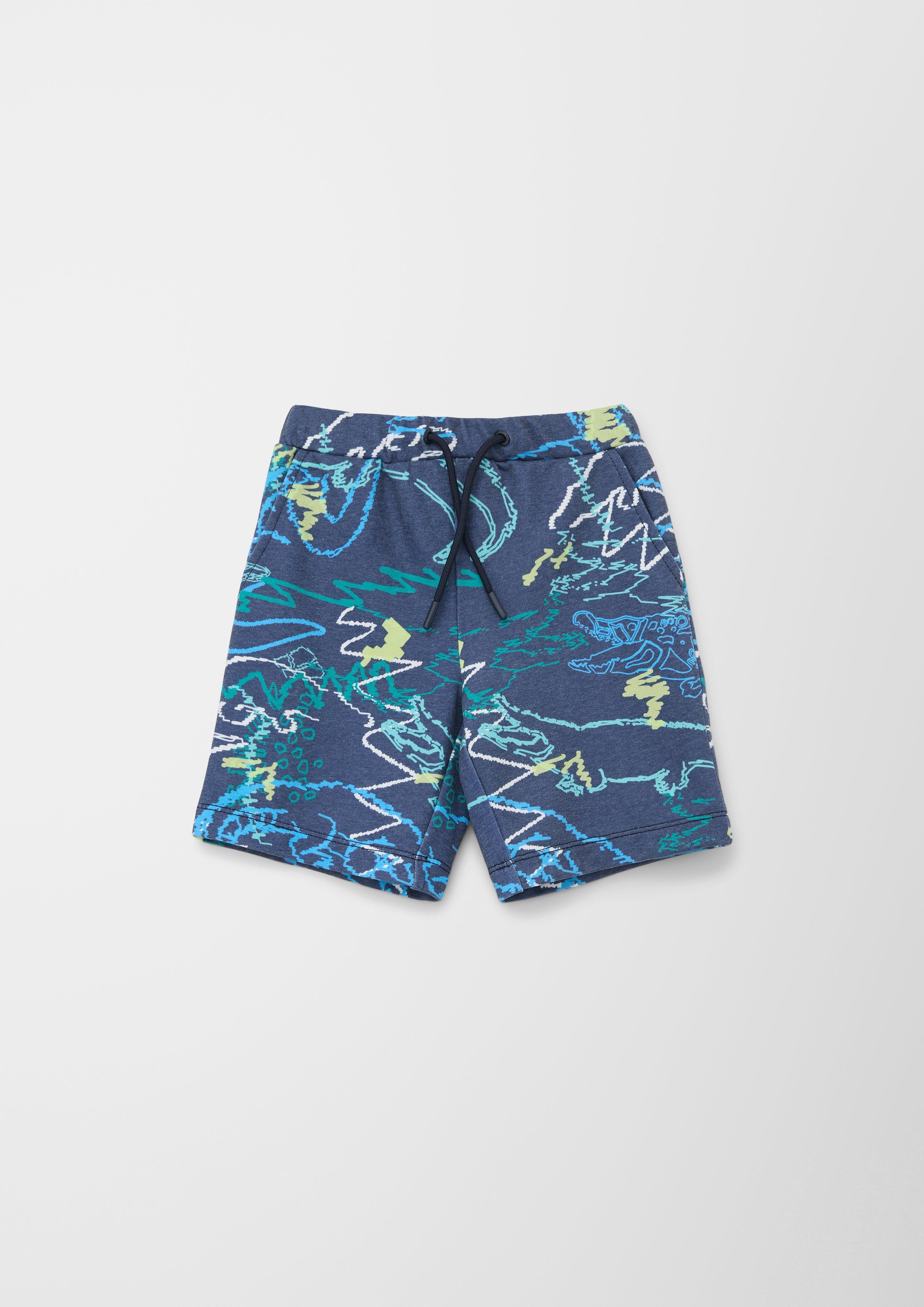 Loose: Bermuda aus Interlockjersey  2130676-59A3