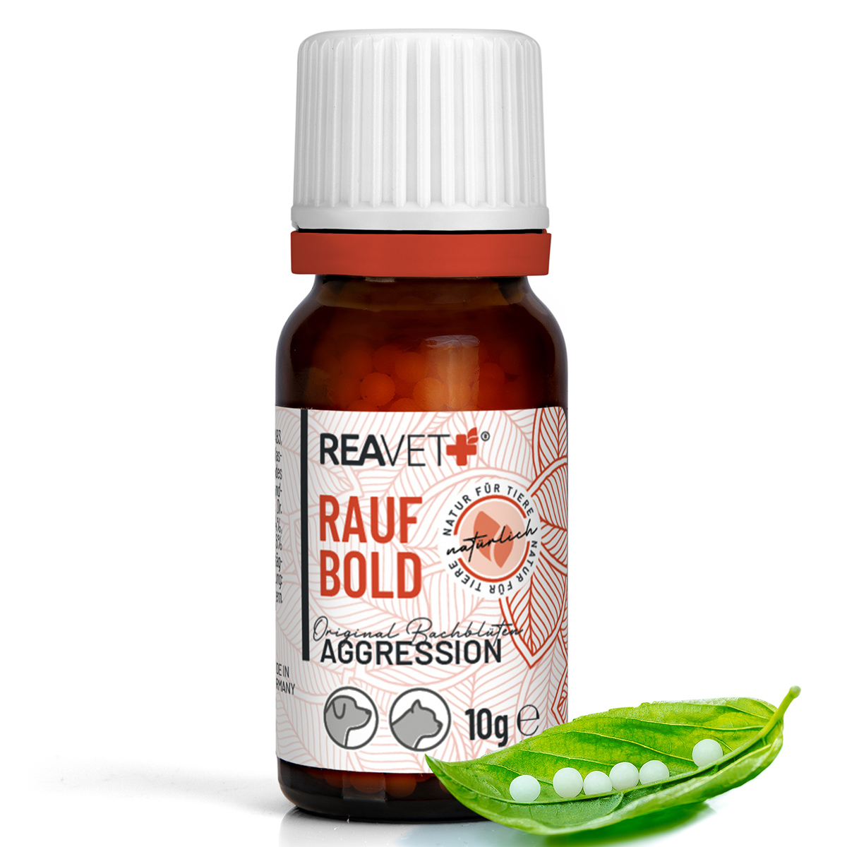 REAVET Ergänzungsfutter & Aufzucht REAVET Bachblüten Globuli - Raufbold 10g