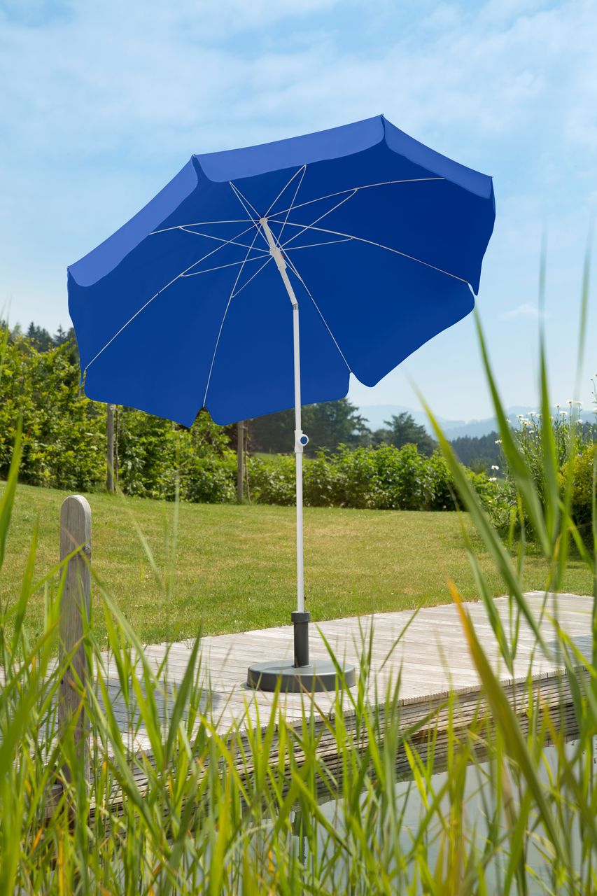 Schneider Schirme Schneider Sonnenschirm IBIZA, ca. 240 cm Ø, blau