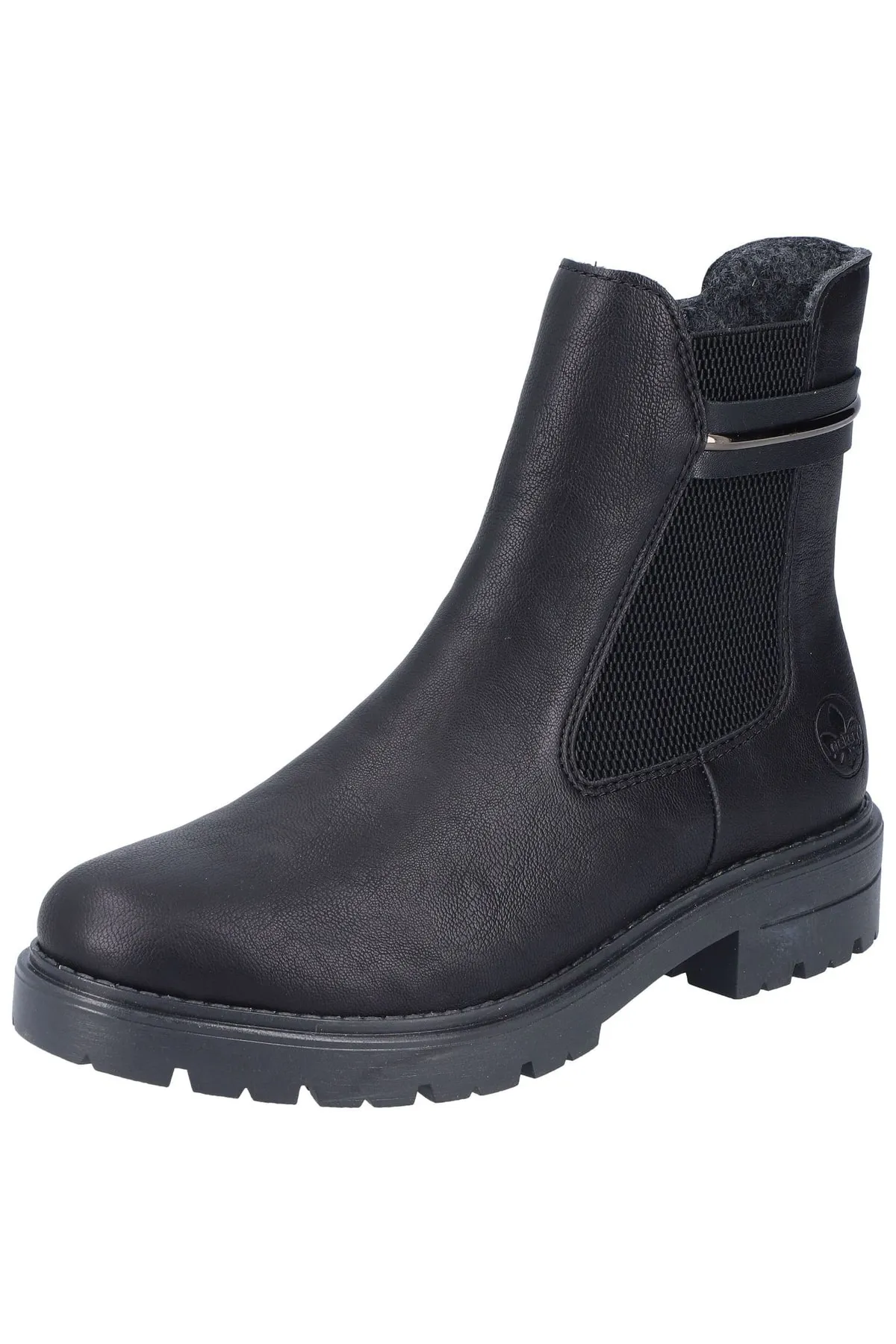Rieker  Stiefelette - Schwarz - Blockabsatz
