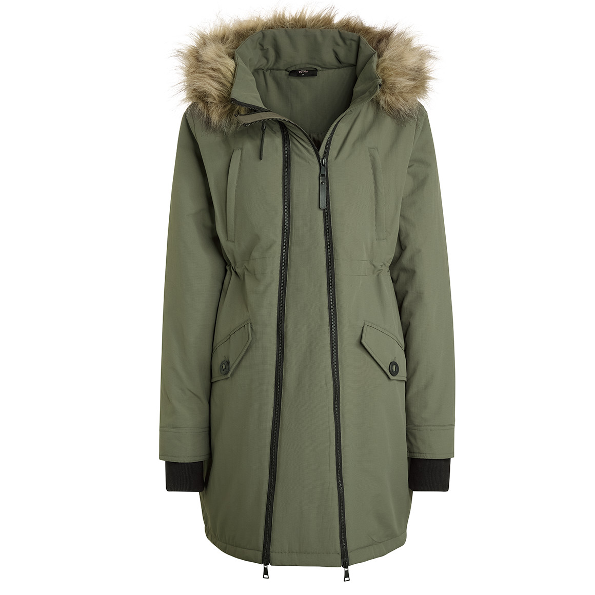 Damen Umstands-Parka mit Kapuze