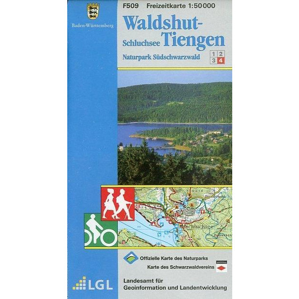 LGL BW 50 000 Freizeit Waldshut-Tiengen / Schluchsee - Wanderkarte