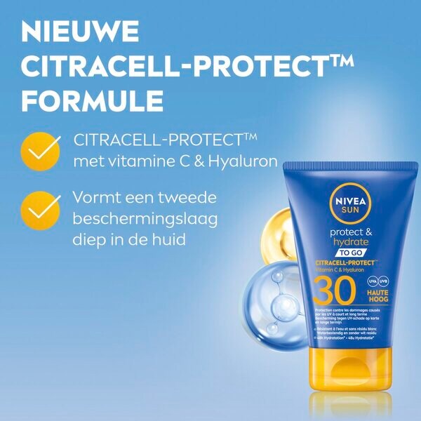 NIVEA Sun Protect & Hydrate taskukokoinen aurinkovoide SPF30 50ml
