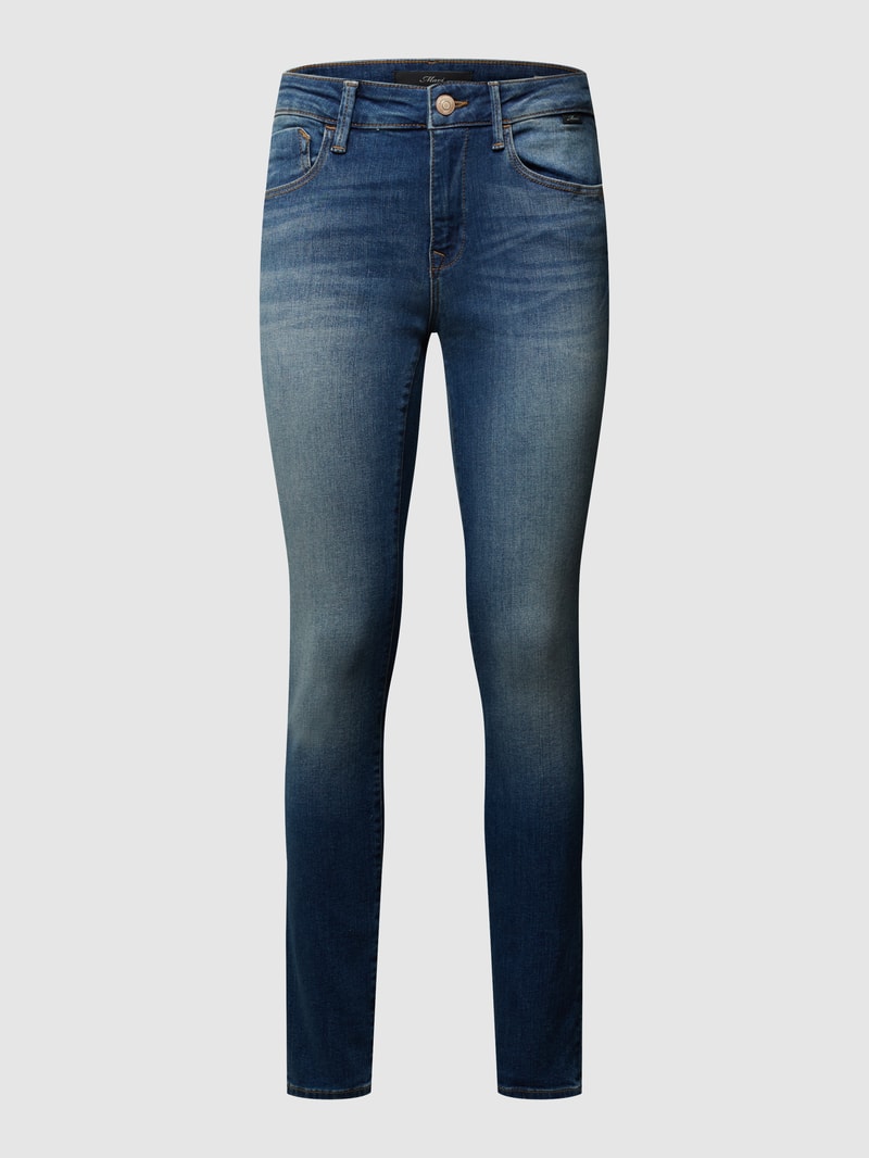 Super Skinny Fit Jeans mit Stretch-Anteil Modell 'Adriana' in blau