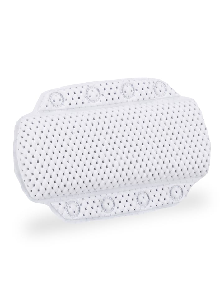 relaxdays Badewannenkissen in Weiß - (B)30,5x (H)19,5 x (T)3,5 cm günstig kaufen onesize