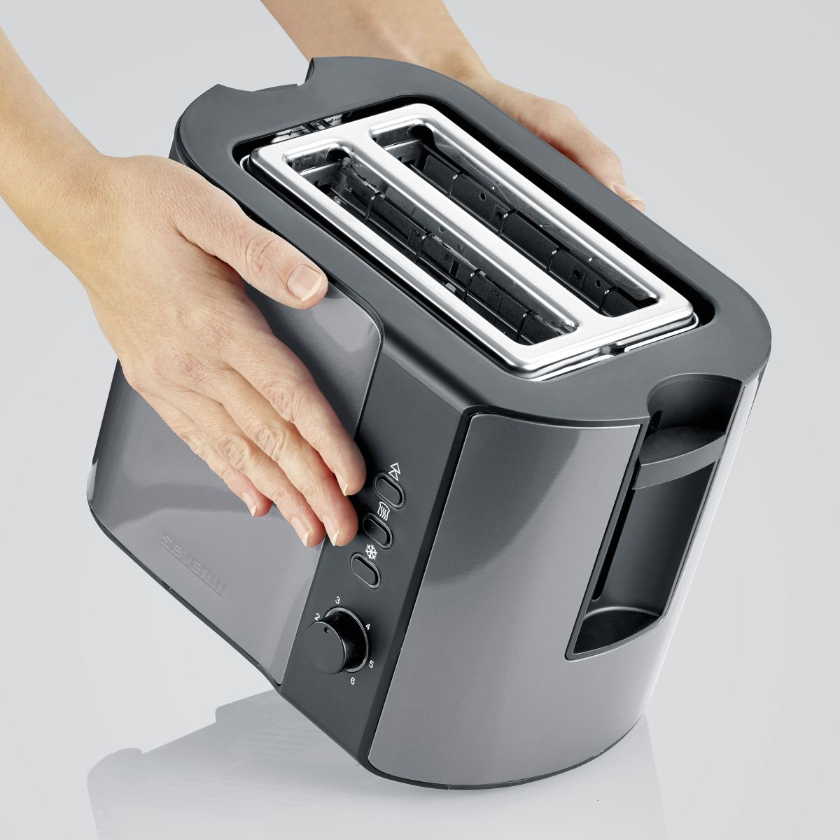 Severin Toaster Stone Grey 800Watt