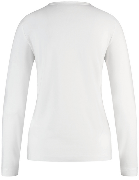 Langarmshirt mit Paillettenzier