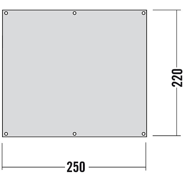 ZELTUNTERLAGE 250 X 220CM - Zeltplane