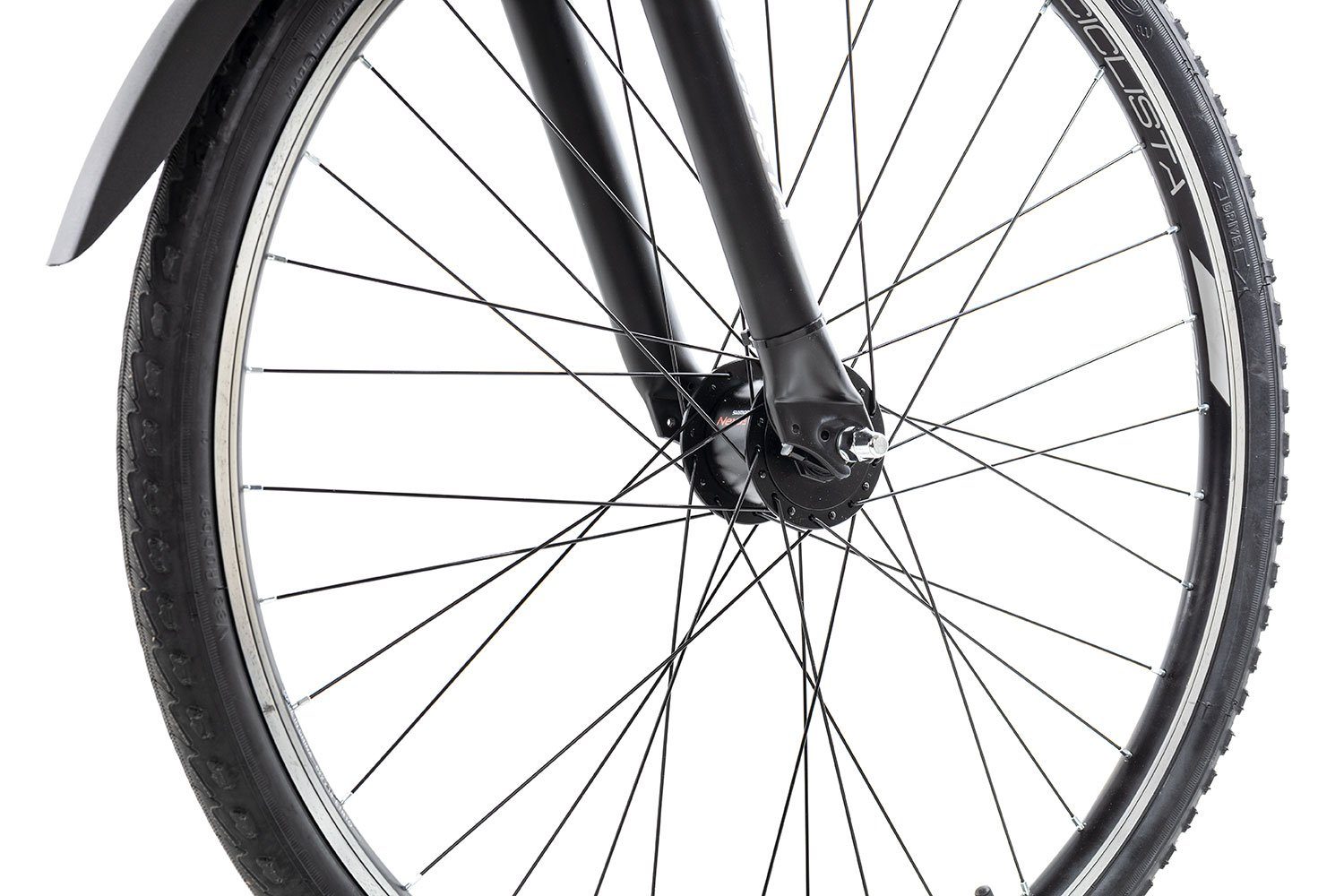Ciclista Crossrad All Road Trapez, 21 Gang Shimano Tourney 21 Schaltwerk, Kettenschaltung, Crossbike 28 Zoll weiß