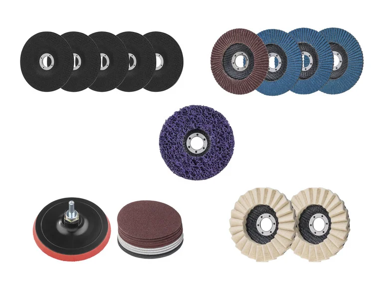 Conjunto de discos PARKSIDE® para esmerilhadeiras angulares, Ø 125 mm