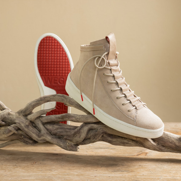 KUMI Sneaker high - Linen/Kombi