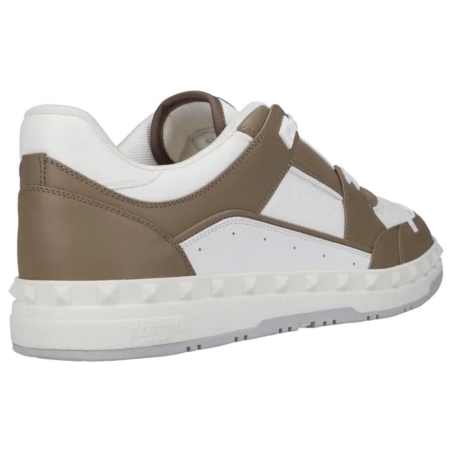Valentino Garavani - Sneaker low FREEDOTS Kalbsleder - weiß
