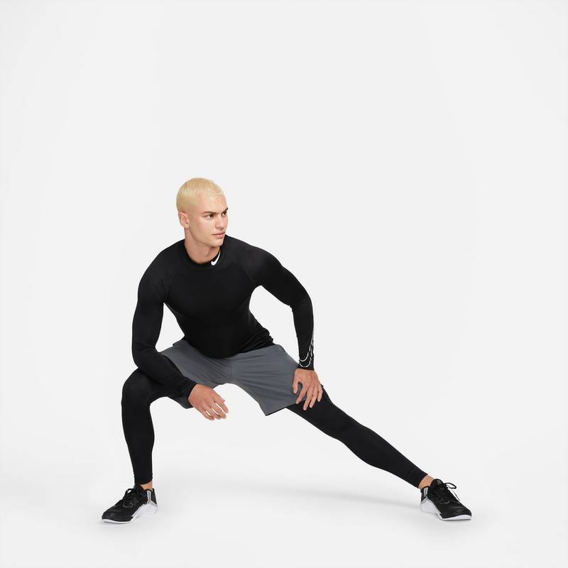 Nike Pro  Mock Funktionsshirt Herren