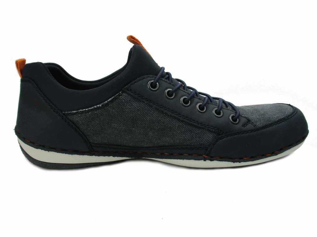 RIEKER Sneaker blau Slipper