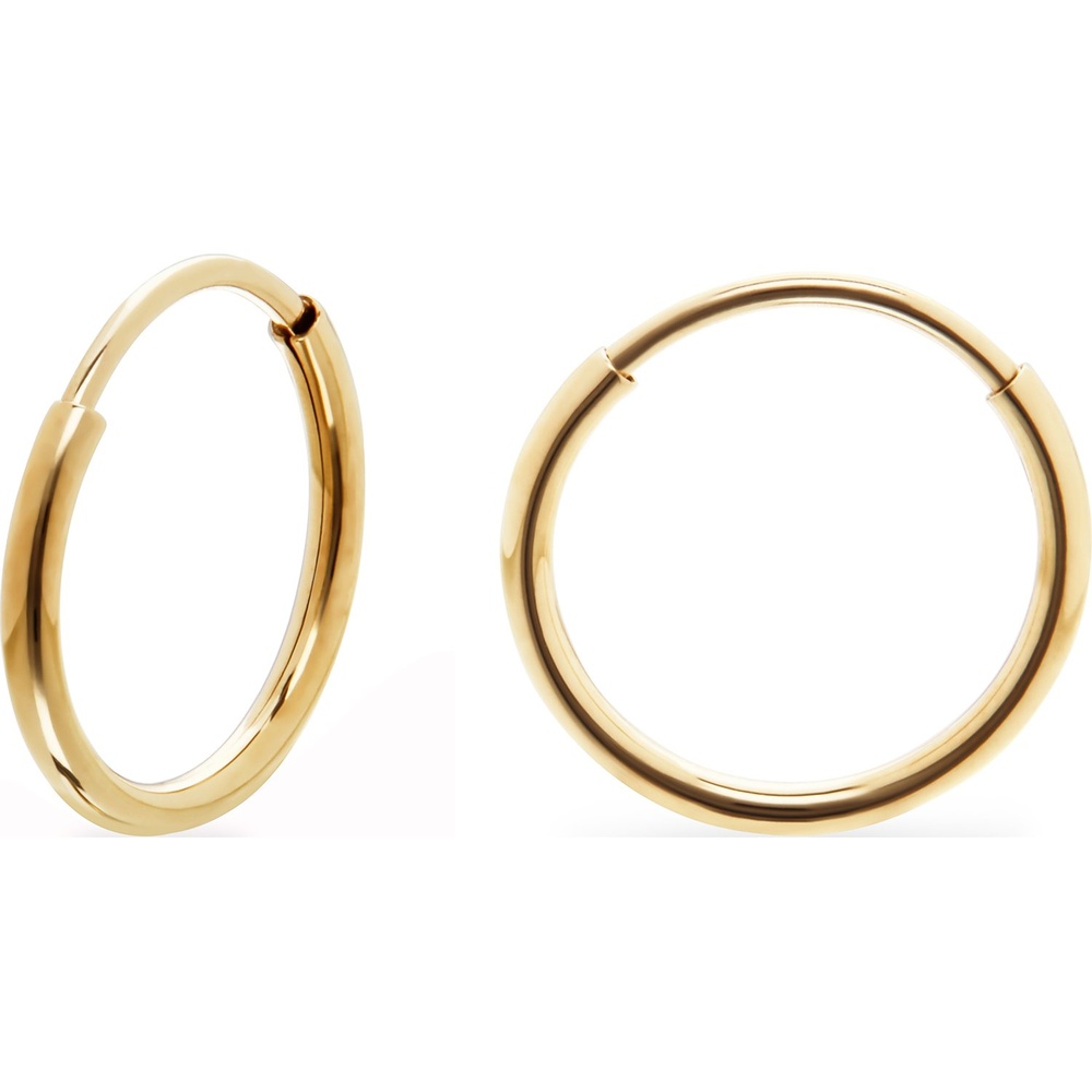 FAVS Créoles 375 Or jaune Boucles d'oreilles