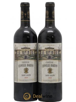 Château Léoville Barton 2ème Grand Cru Classé  2009 - Lot de 2 Bouteilles