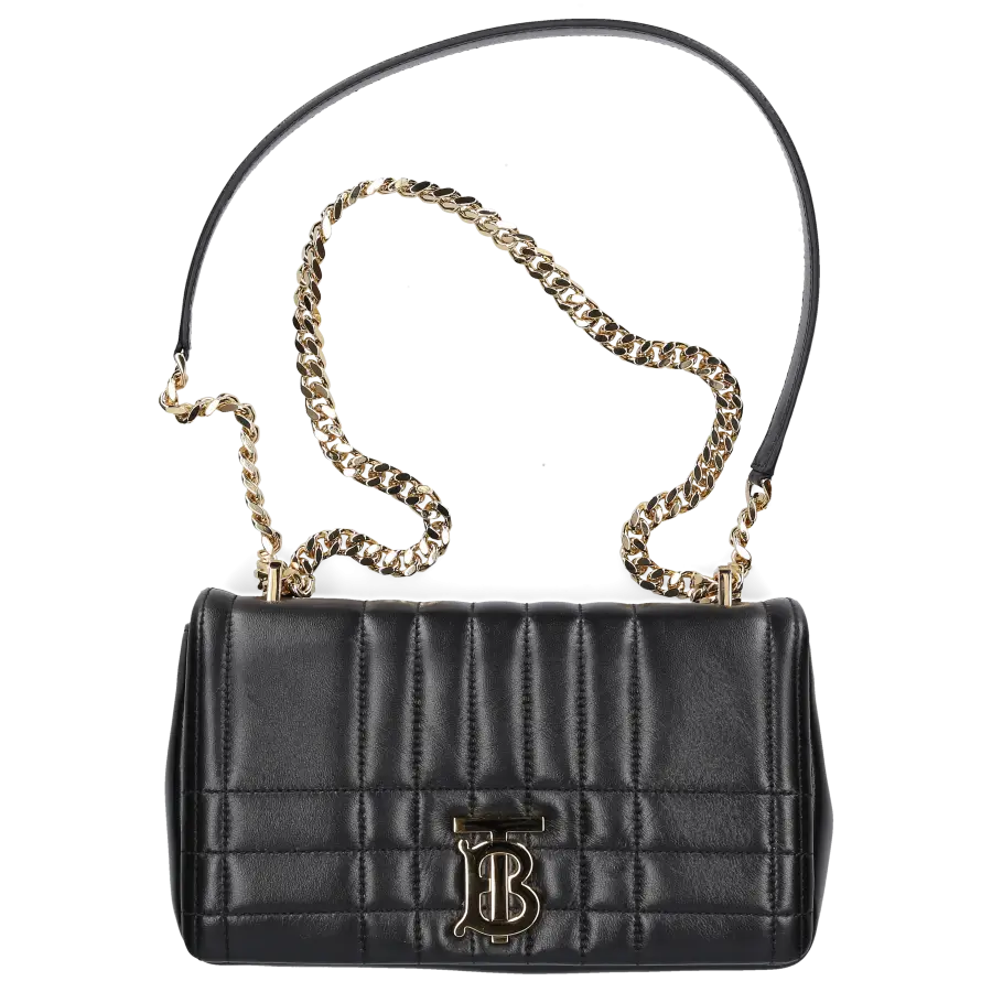 Burberry - Handtasche LOLA Karosteppung - schwarz