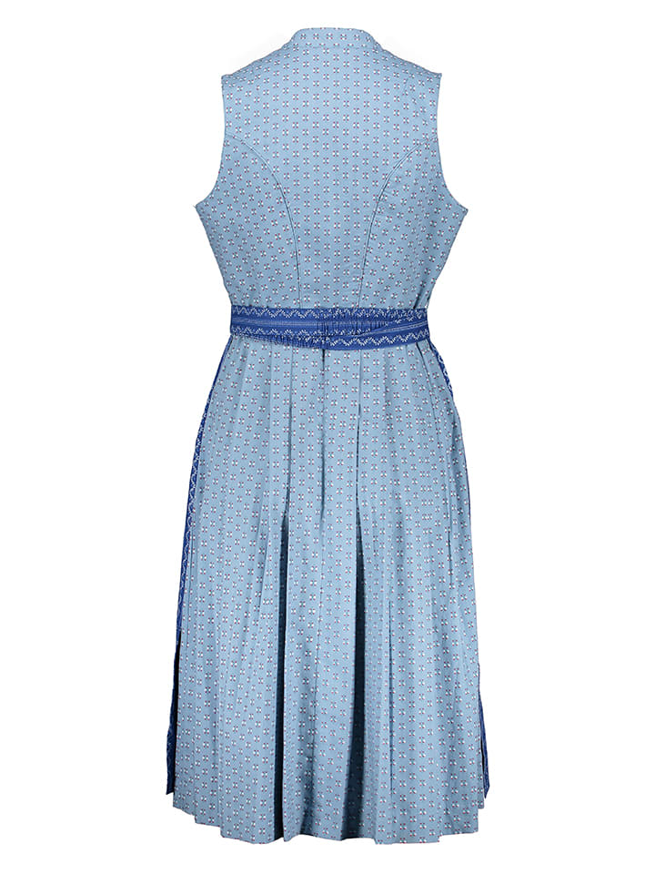 Almsach Dirndl in Hellblau/ Blau günstig kaufen
