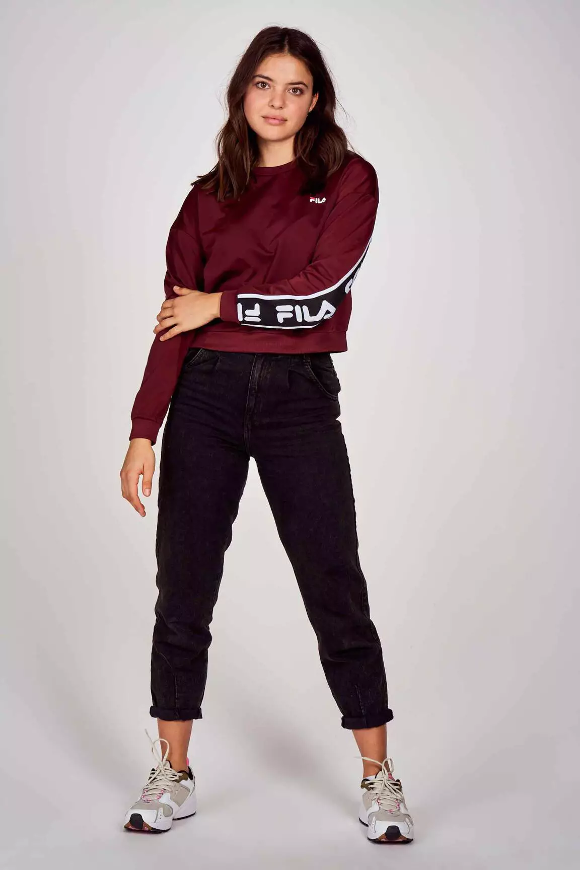 Fila Sweats Femme couleur rouge
