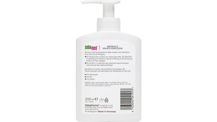 Sebamed Meersalz Wasch-Emulsion 200 ml