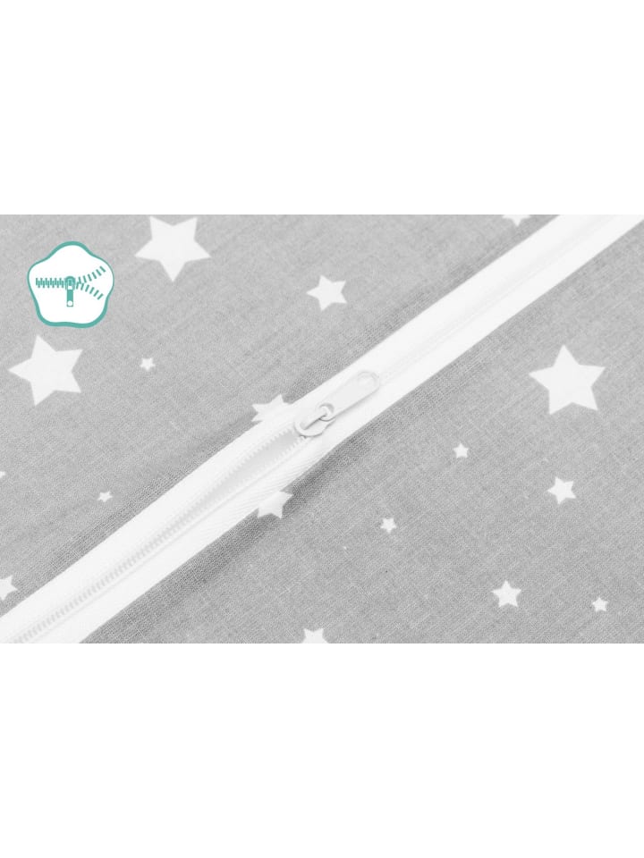 fillikid Reisebettmatratze Exklusiv 120 x 60 cm in Stars Grau günstig kaufen 60x120 cm