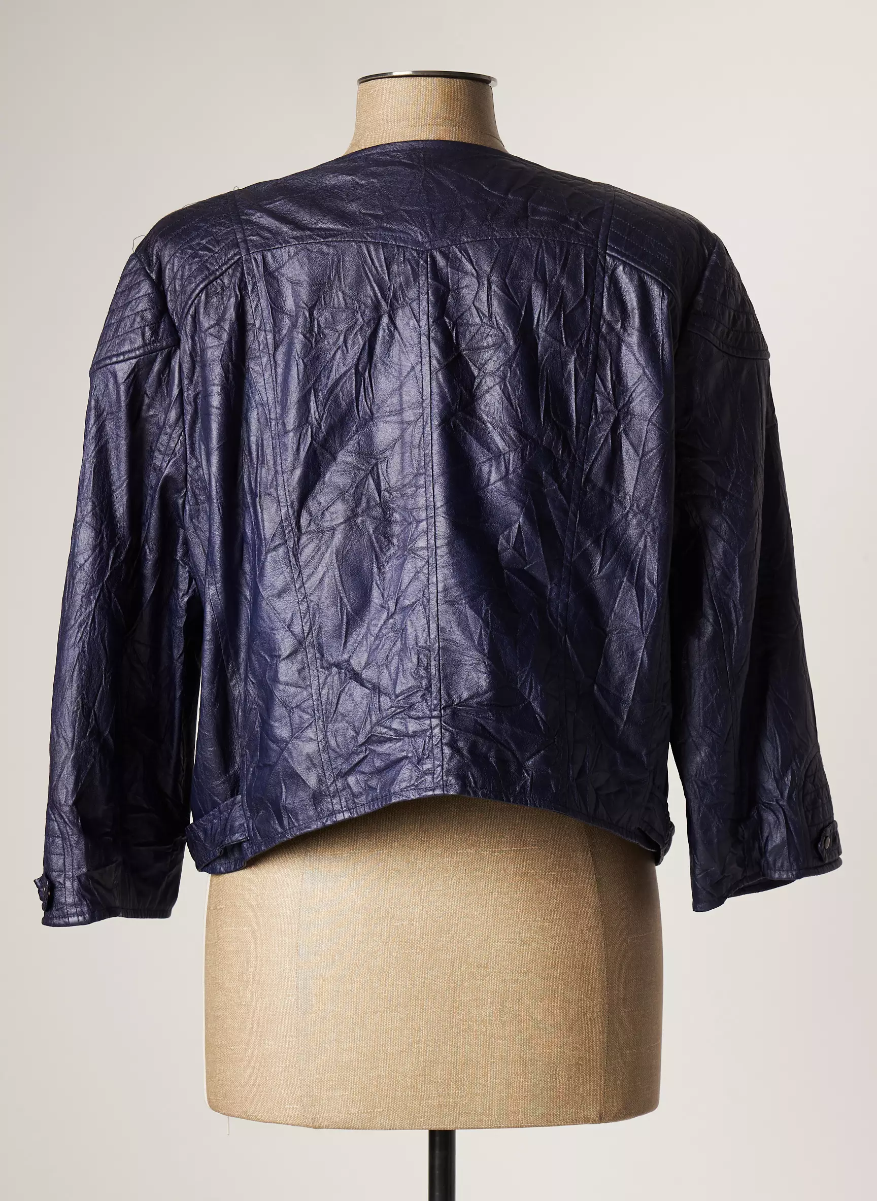 Lauren Vidal Vestesimilicuir Femme couleur bleu