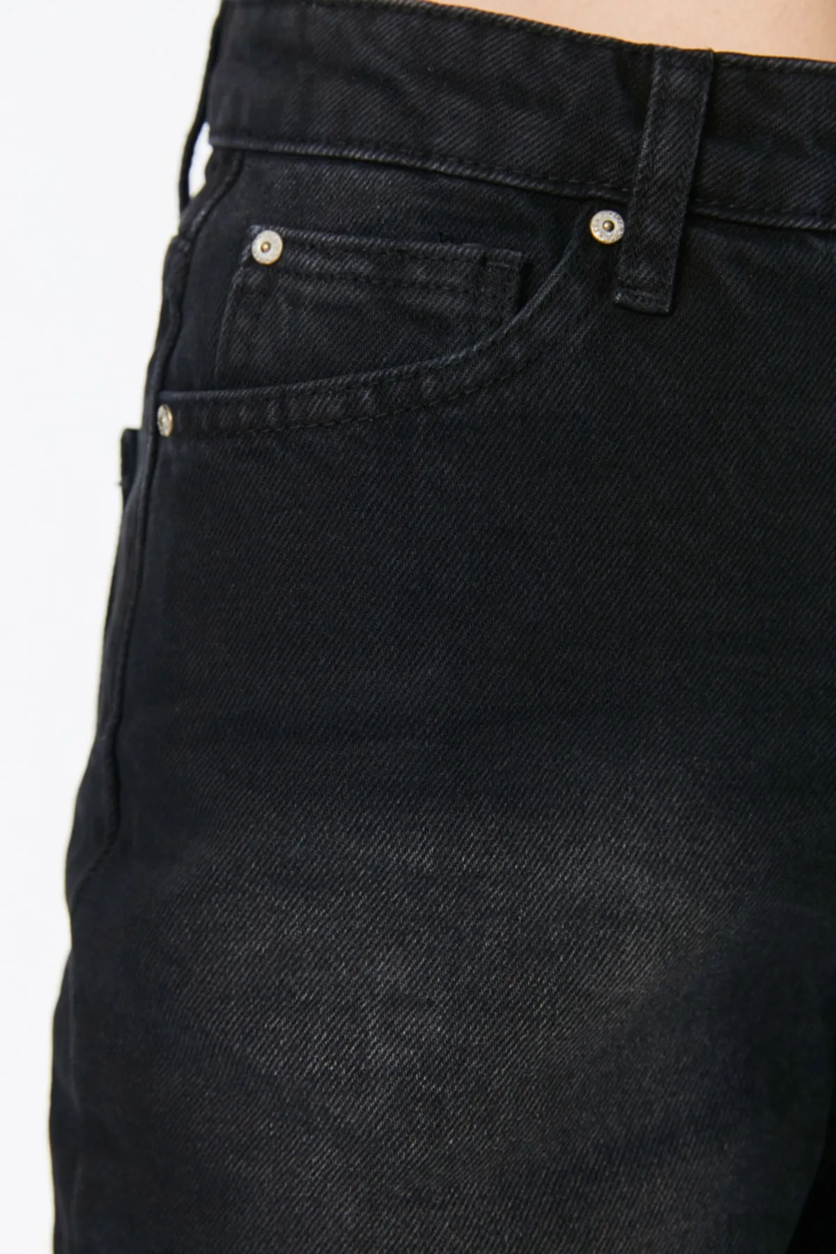 Trendyol Collection  Shorts - Schwarz - Hoher Bund