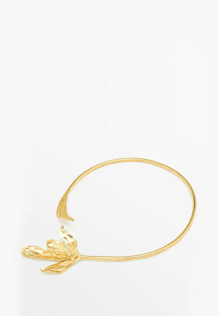 Gargantilla Massimo Dutti con detalle de flor - Collar