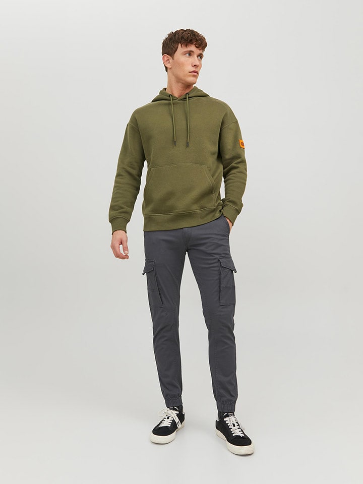 Jack & Jones Cargohose in Grau günstig kaufen