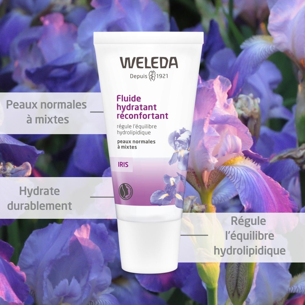 WELEDA IRIS Fluide hydratant réconfortant - 30ml Visage