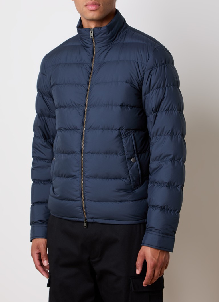 Woolrich Microfiber quilted jacket with down filling and side pockets