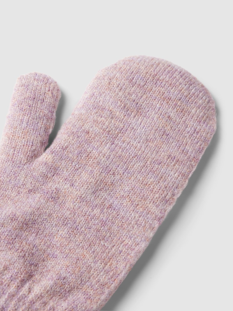 Handschuhe mit Label-Detail Modell 'Witzia' in flieder