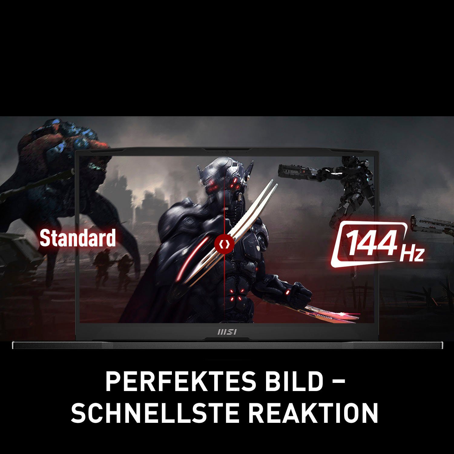 MSI Pulse GL76 12UCK-427 Gaming-Notebook (43,9 cm/17,3 Zoll, Intel Core i5 12500H, GeForce RTX 3050, 512 GB SSD)