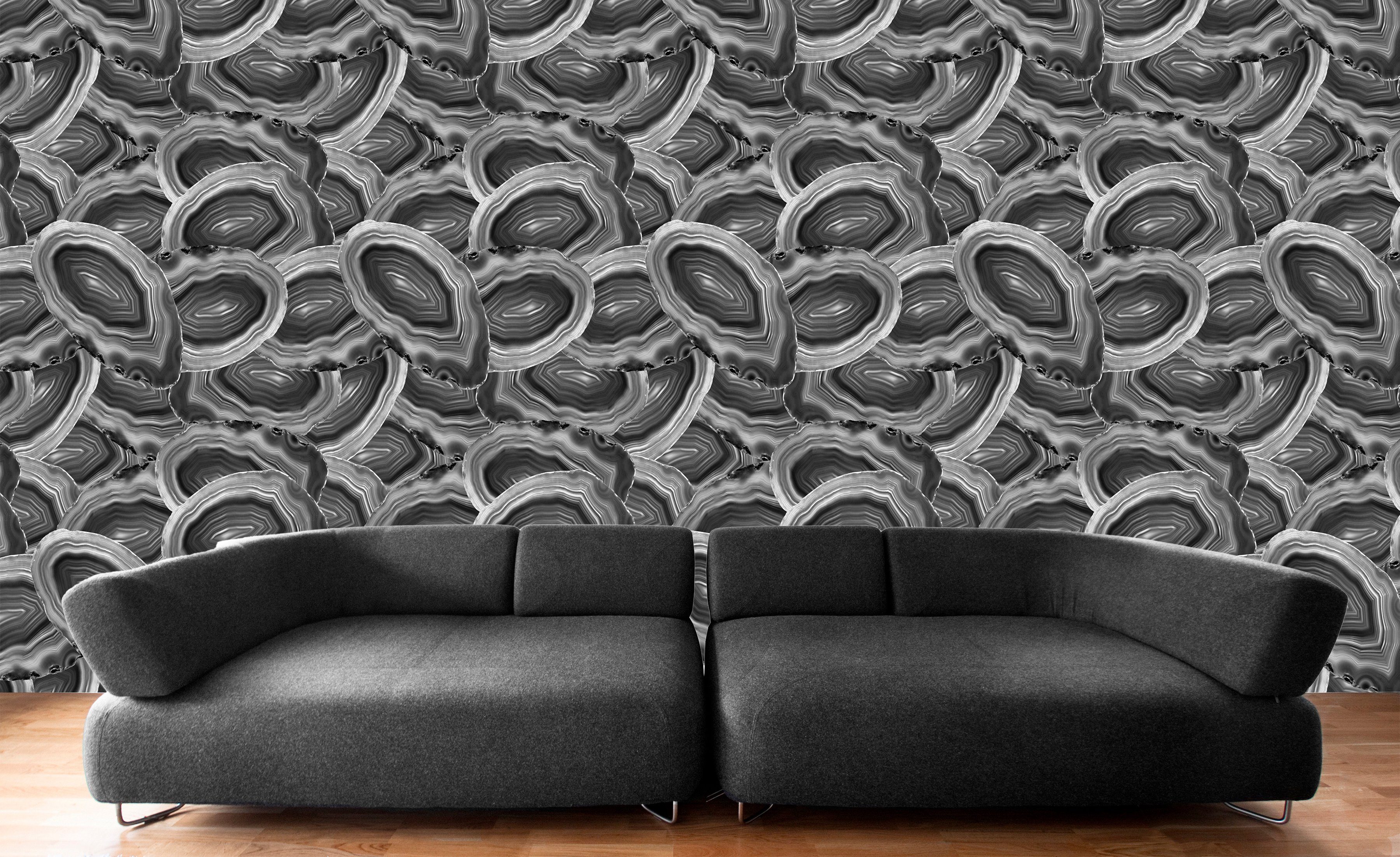 queence Vinyltapete Ulli, Steinoptik, 90 x 250 cm, selbstklebend