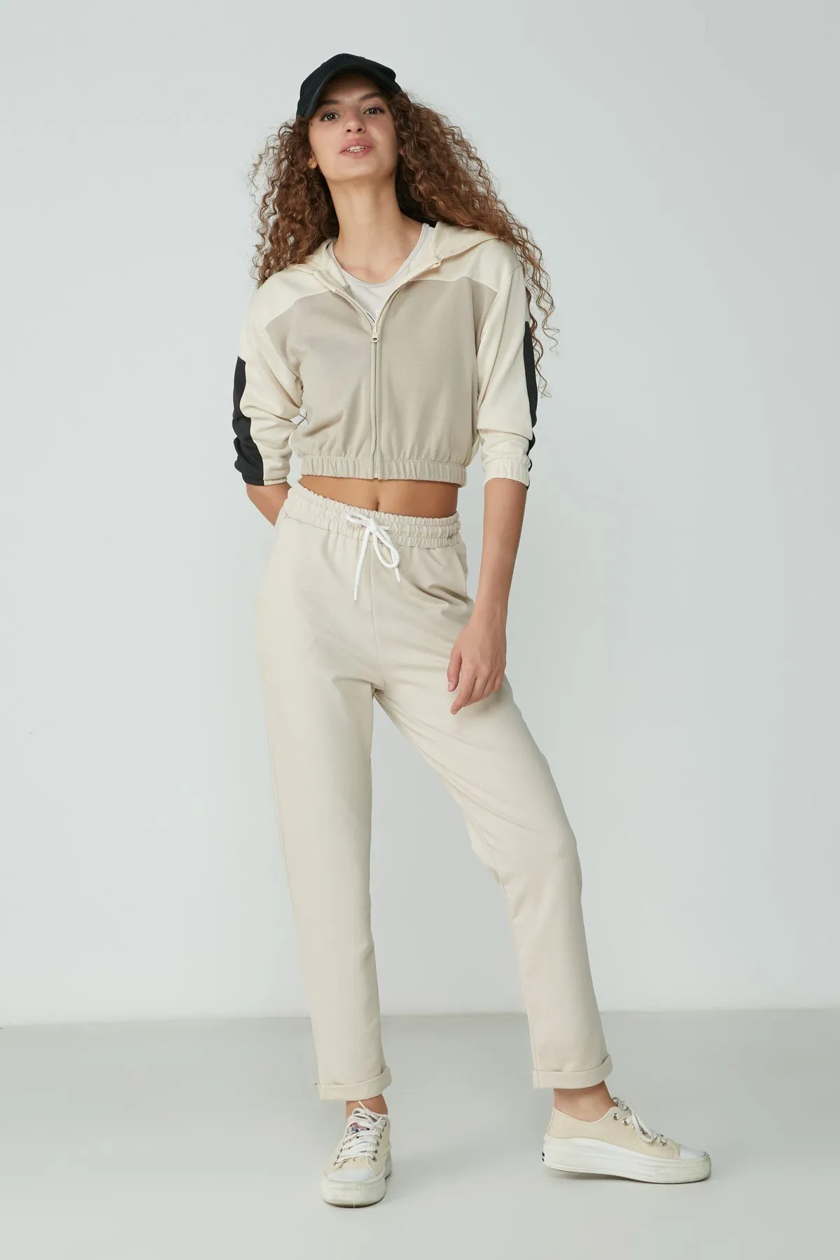 C&City  Doppelbein-Jogginghose 738 Stone