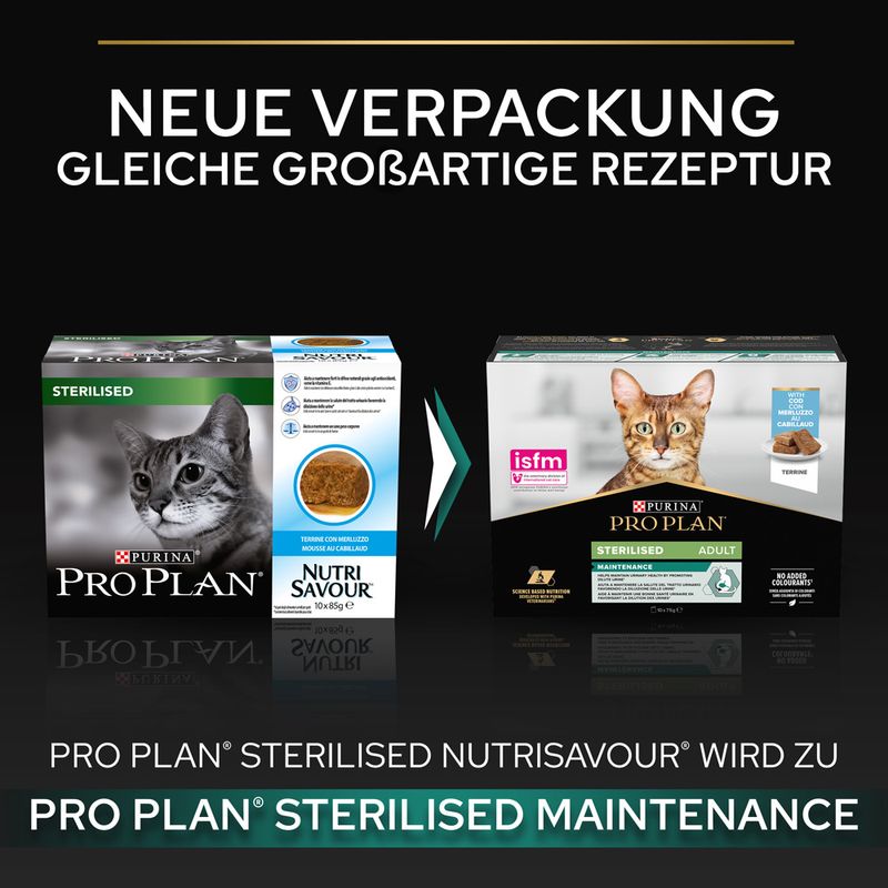 PURINA PRO PLAN Sterilised Adult Maintenance 10 x 85 g | bitiba %